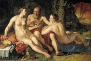 GOLTZIUS, Hendrick Lot and his Daughters dh